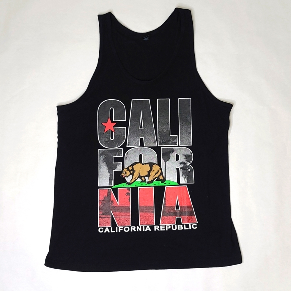 California Republic Mens Tank Top